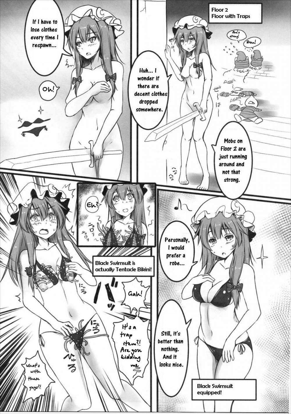 Hentai Manga Comic-Doujin Where Horrible Things Happen To Patchouli In This Dungeon-Read-10